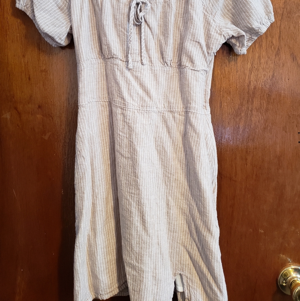 ABERCROMBIE Pink and white striped dress - Picture 5 of 5